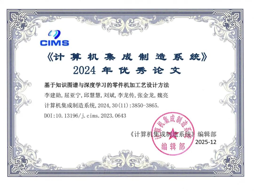 华天软件智能工艺斩获国家级期刊优秀论文奖！