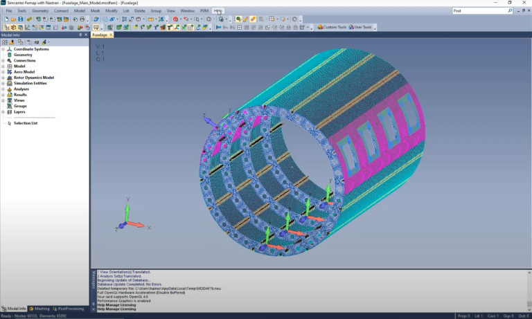 Simcenter Femap 仿真前处理软件软件界面