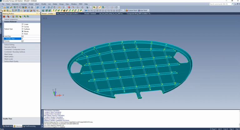Simcenter Femap 仿真前处理软件软件界面