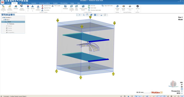 Moldex3D 模流分析软件软件界面