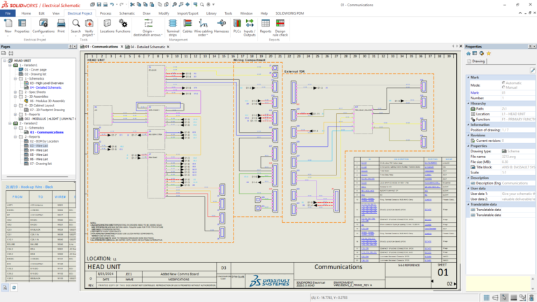 SOLIDWORKS Electrical软件界面