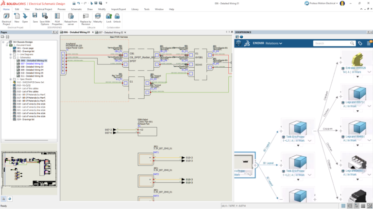 SolidWorks Electrical软件界面