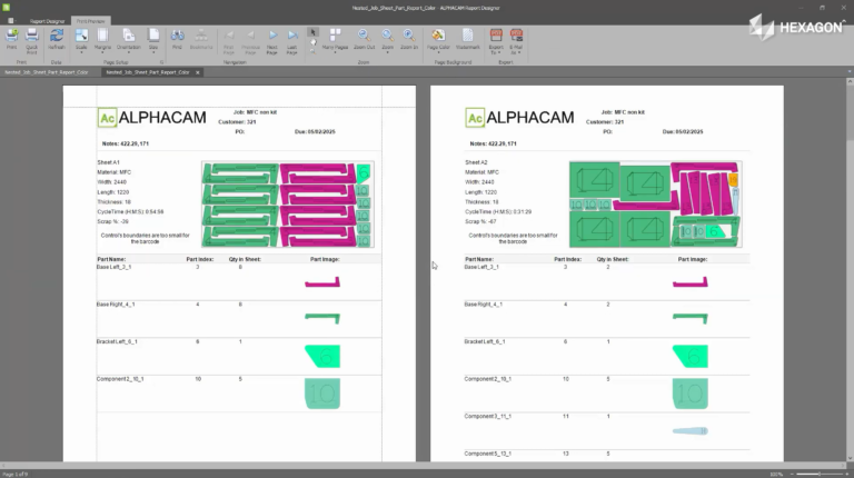 ALPHACAM 专注木材、石材切削行业的CAM解决方案软件界面