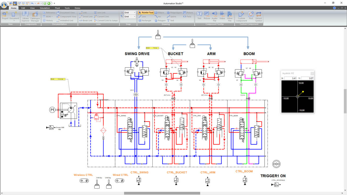 Automation Studio软件界面