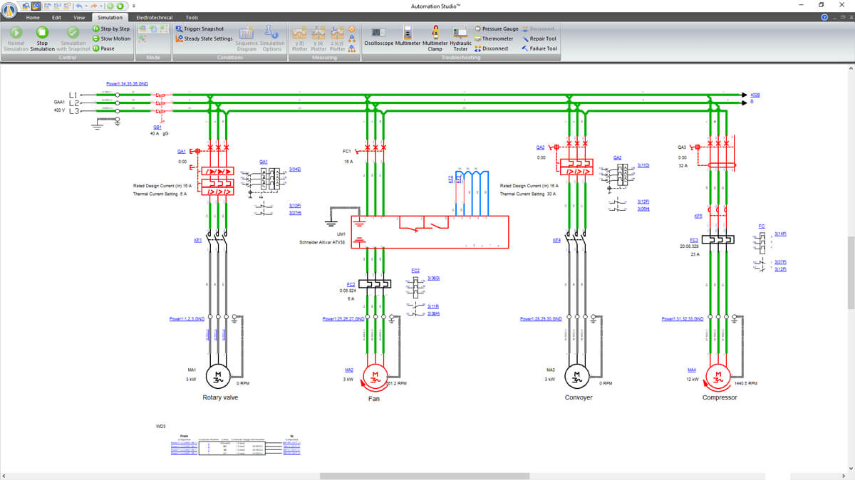 Automation Studio软件界面