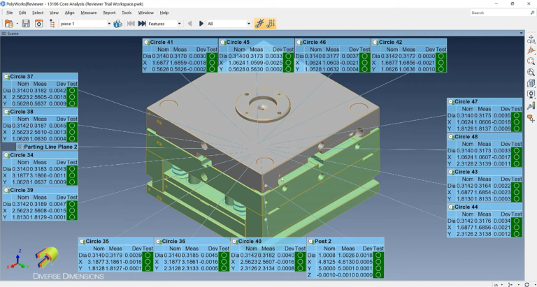 PolyWorks Reviewer软件界面