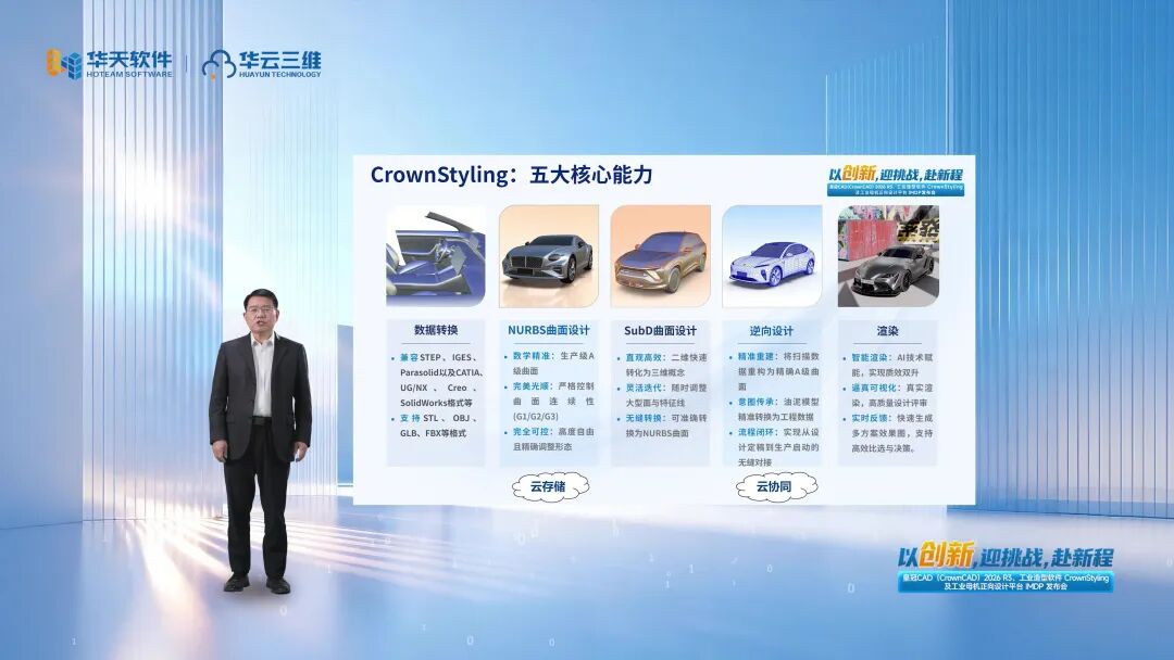 以创新,迎挑战,赴新程——皇冠CAD(CrownCAD)2026 R3、工业造型软件CrownStyling及工业母机正向设计平台IMDP发布会圆满召开
