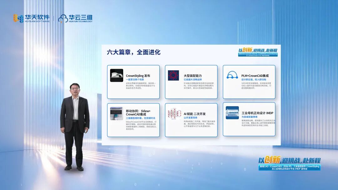 以创新,迎挑战,赴新程——皇冠CAD(CrownCAD)2026 R3、工业造型软件CrownStyling及工业母机正向设计平台IMDP发布会圆满召开