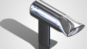 温度精准研判！SOLIDWORKS Flow Simulation 吹风机出口空气平均温度仿真分析 (1)