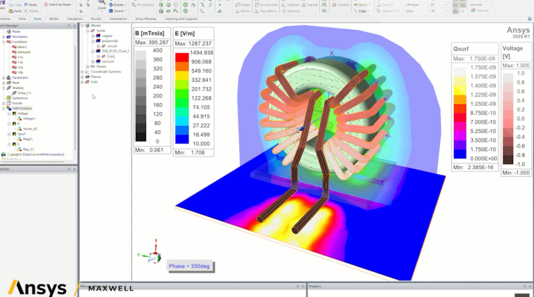 Ansys Maxwell 2026软件界面01
