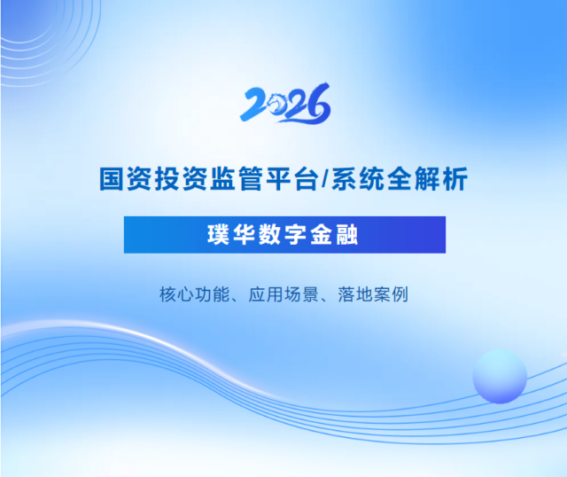 国资投资监管平台/系统全解析：核心功能、应用场景、落地案例（2026年）