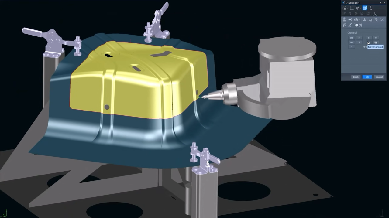 Tebis CAM软件界面