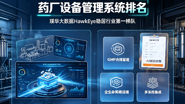 药厂设备管理系统排名：璞华大数据凭硬核实力稳居行业前列