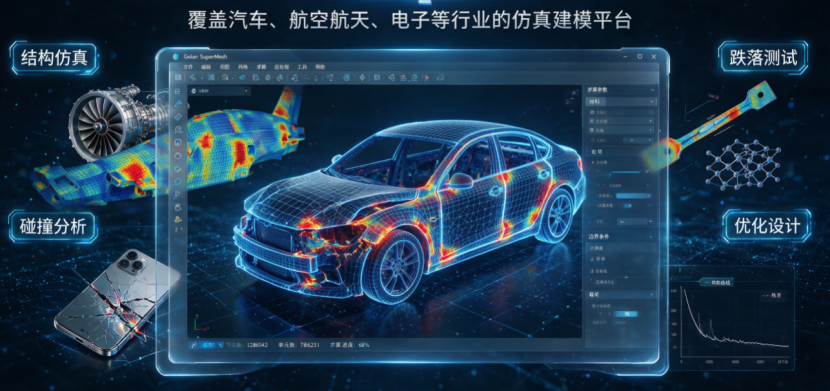 Gelan SuperMesh|一站式国产 FEA 建模平台