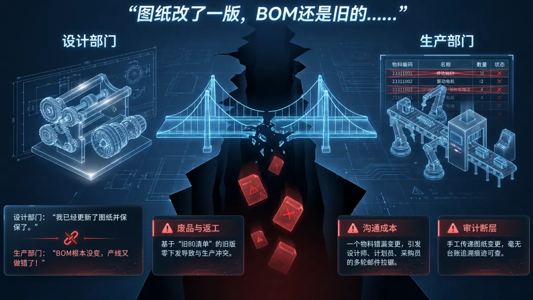 SOLIDWORKS + DELMIAWORKS 双向集成:设计变更一秒同步到BOM