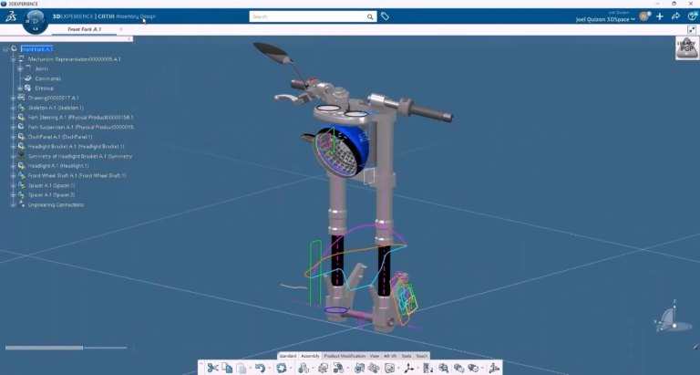 DEXPERIENCE CATIA 软件界面