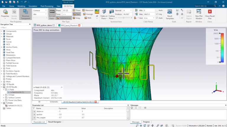 SIMULIA CST Studio Suite 电磁场仿真软件软件界面