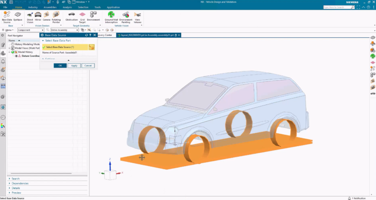 Siemens NX软件界面