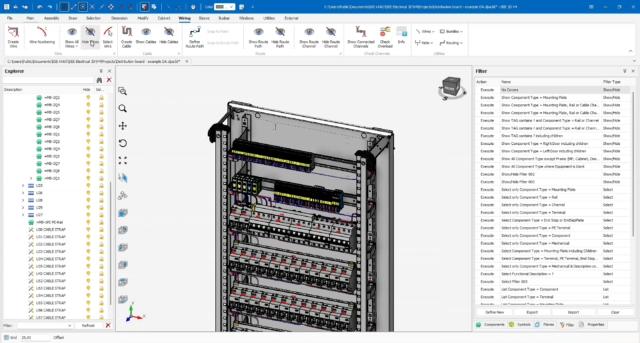 SEE Electrical 3D Panel：电气柜三维布局与布线设计软件详解