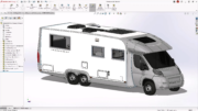 SolidWorks 3D CAD软件界面
