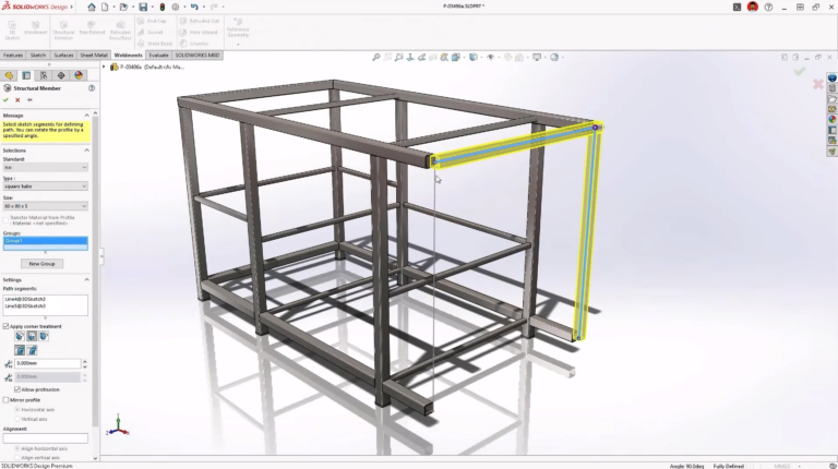 SolidWorks 3D CAD软件界面