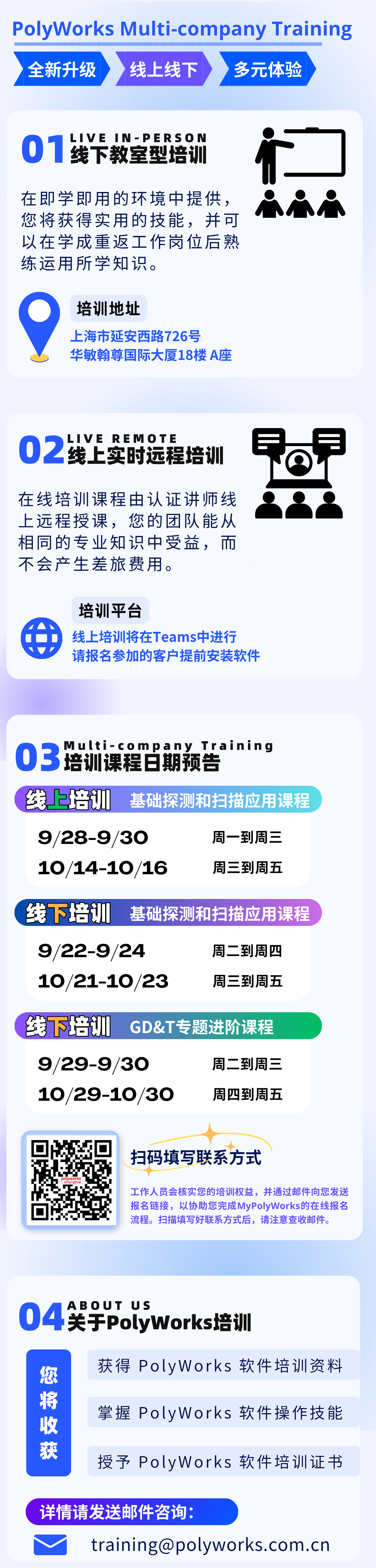 从基础到进阶|PolyWorks 9月&10月多企业培训报名启动