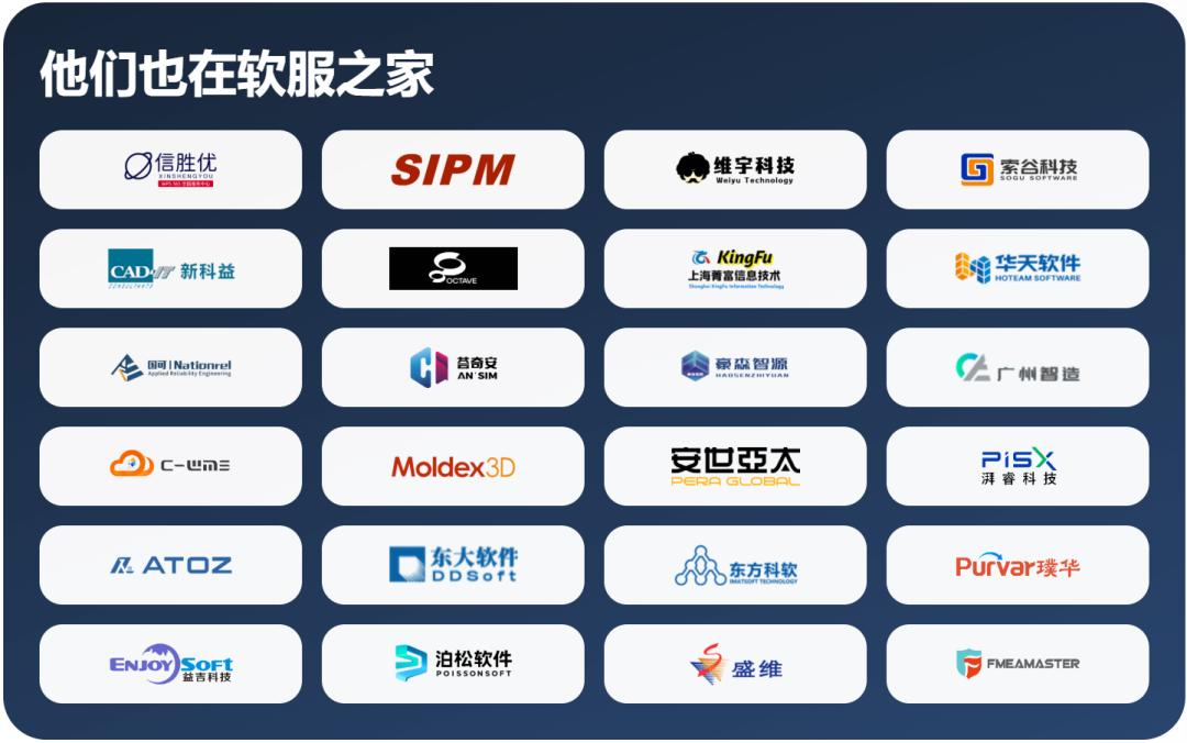 251款制造业常用设计仿真软件