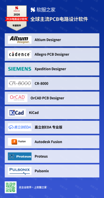 软服之家全球主流PCB电路设计软件