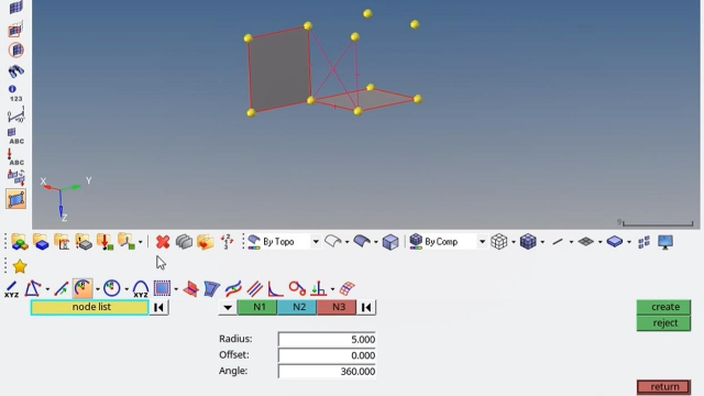 HyperMesh 圆弧怎么画？圆弧建模应用讲解