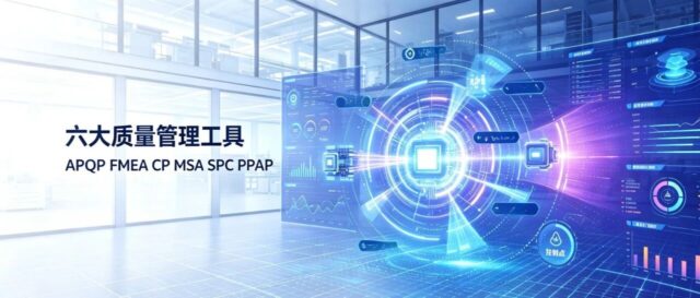 APQP、FMEA、CP、MSA、SPC、PPAP质量管理六大工具一次讲清