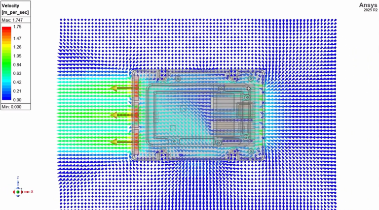 Ansys Icepak 电子产品组件冷却仿真软件软件界面