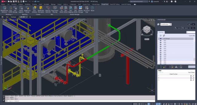 AutoCAD Plant 3D 2027 工具集发布：等级库编辑器增强、P&ID 与多页轴测图改进