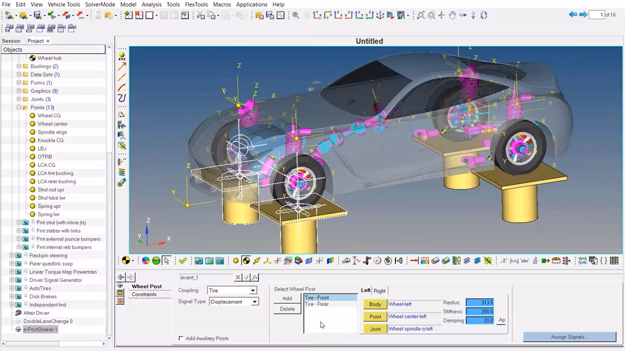 Altair MotionSolve 功能模块
