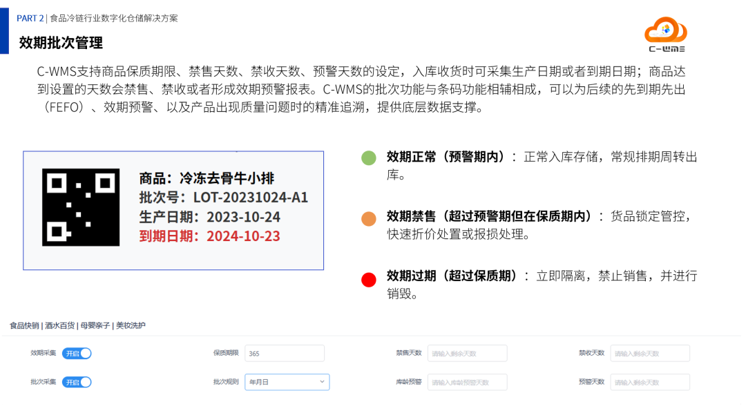 从多温区到组合加工:食品冷链仓储数字化如何落地?C-WMS方案发布