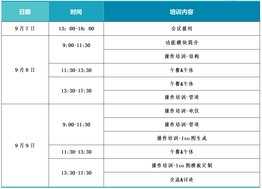 【培训邀请】Octave Forte 3DWorx(原CADWorx)应用培训研讨会 · 济南站(9月7日-9月9日)