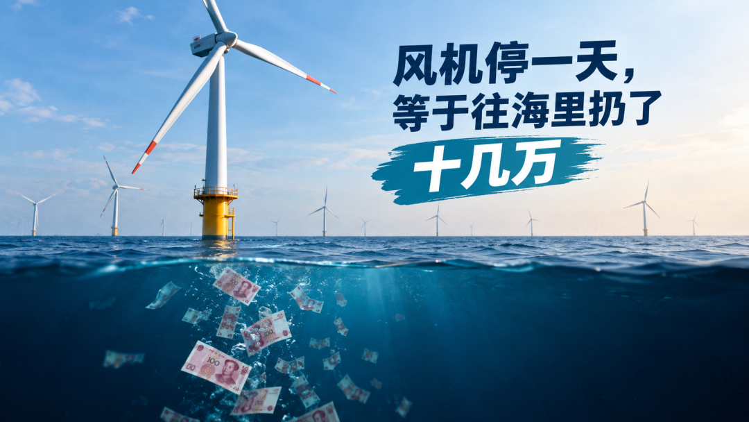 行业建言 | 能源电力:风机停一天,等于往海里扔了十几万