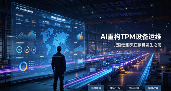 能科乐造EAM:用AI重构TPM落地范式,让设备运维从"分段割裂"走向"全息智控"