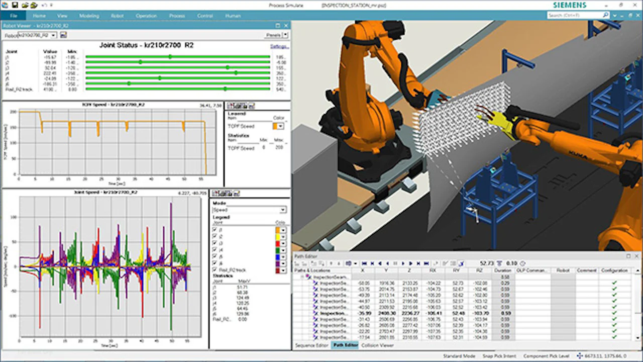 Tecnomatix Process Simulate软件界面