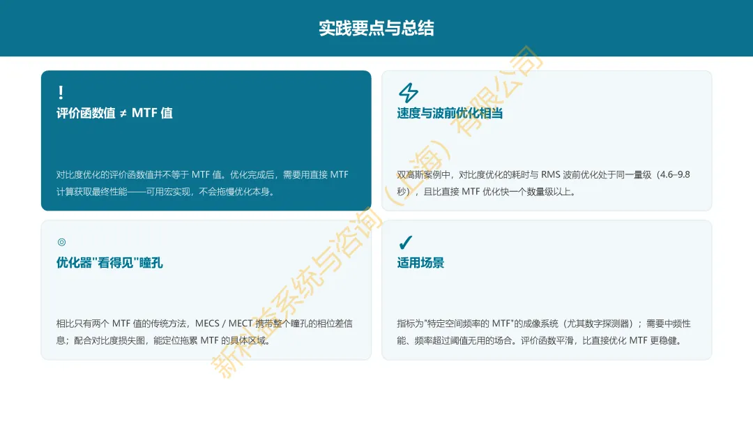 案例分享|基于zemax利用对比度优化提升 MTF 性能
