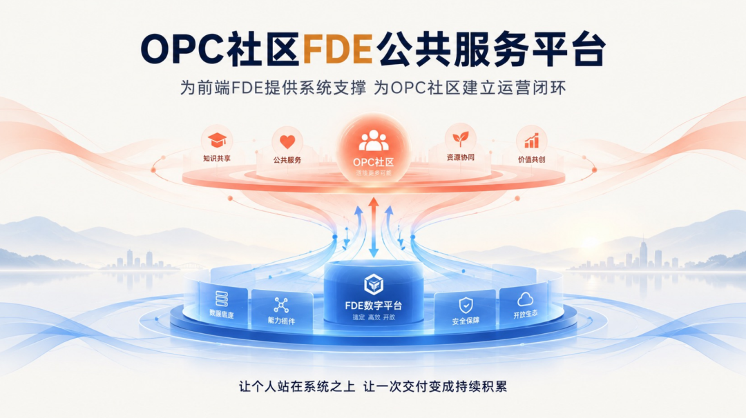 全国首个！璞华科技携手合作伙伴重磅发布OPC社区FDE公共服务平台，推动AI Native应用落地